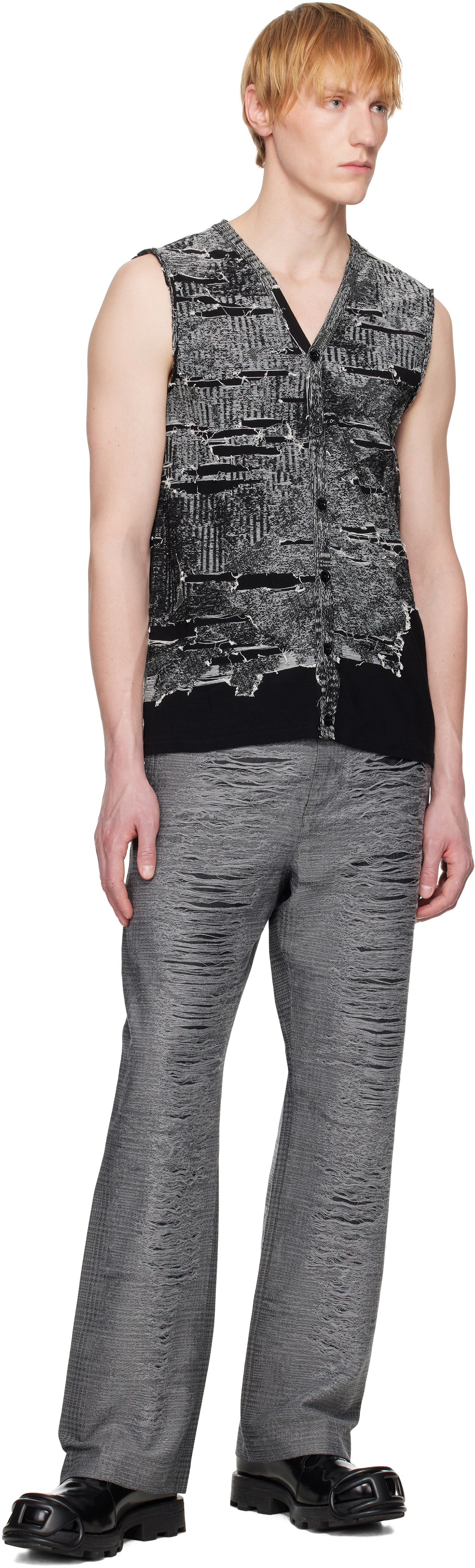 Diesel Black & Gray K-Callisto Vest