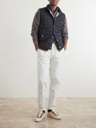 Brunello Cucinelli - Quilted Shell Down Gilet - Blue
