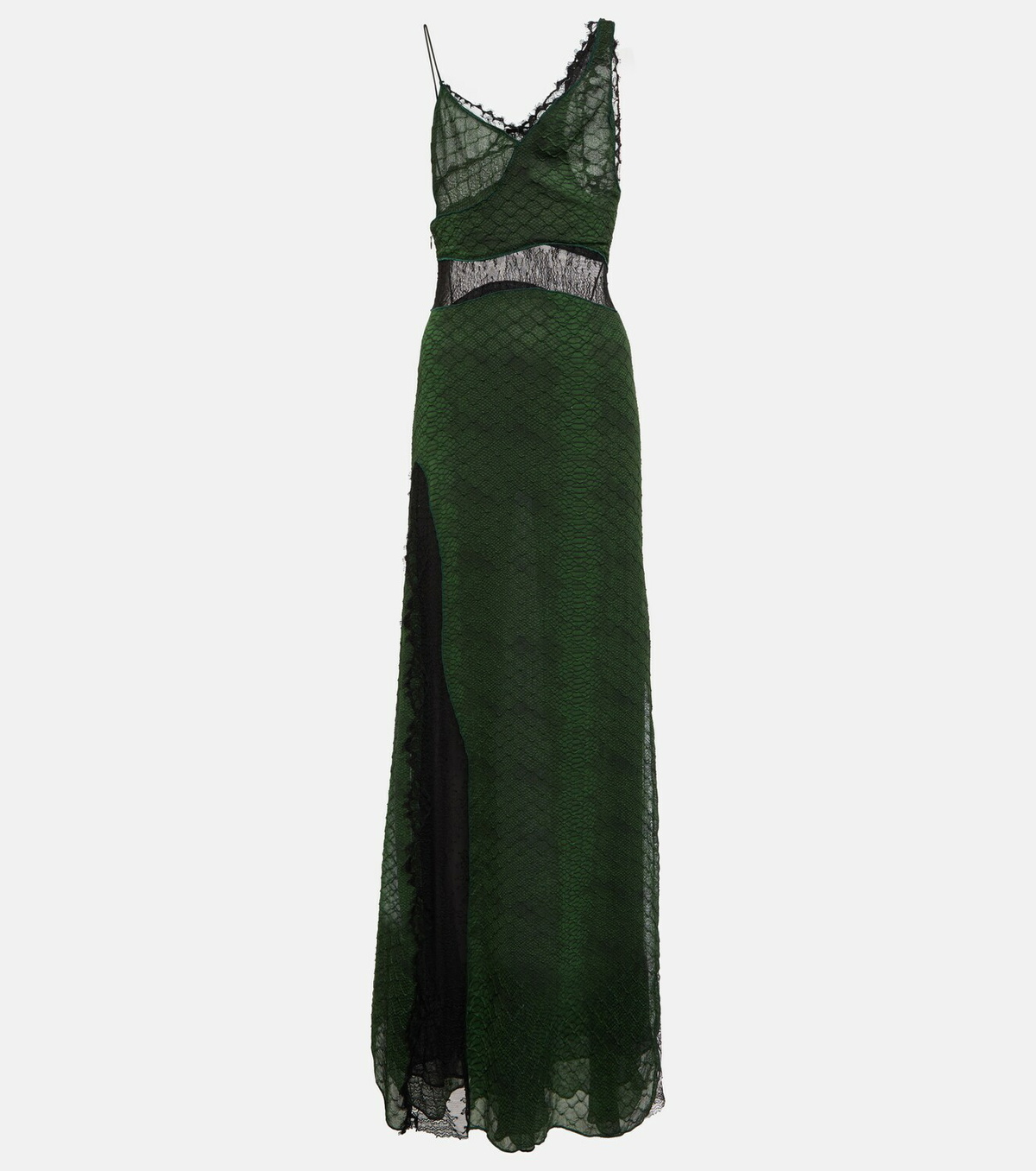 Victoria Beckham - Snake-print pliss maxi dress Victoria Beckham