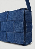 Bottega Veneta - Cassette Denim Shoulder Bag in Blue