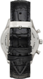 Frédérique Constant Silver & Black Classics Quartz Chronograph Triple Calendar Watch