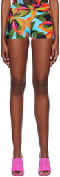 Louisa Ballou SSENSE Exclusive Blue Cover-Up Shorts
