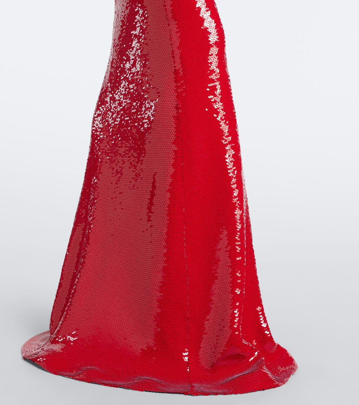 David Koma Sequined one-shoulder gown