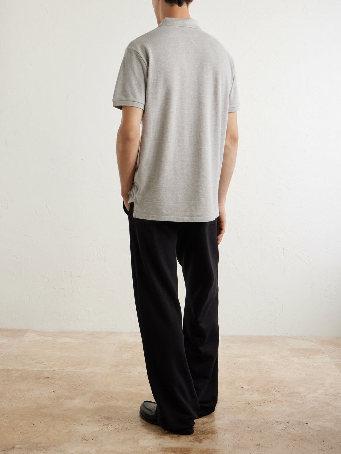 Polo Ralph Lauren - Logo-Embroidered Cotton-Piqué Polo Shirt - Gray