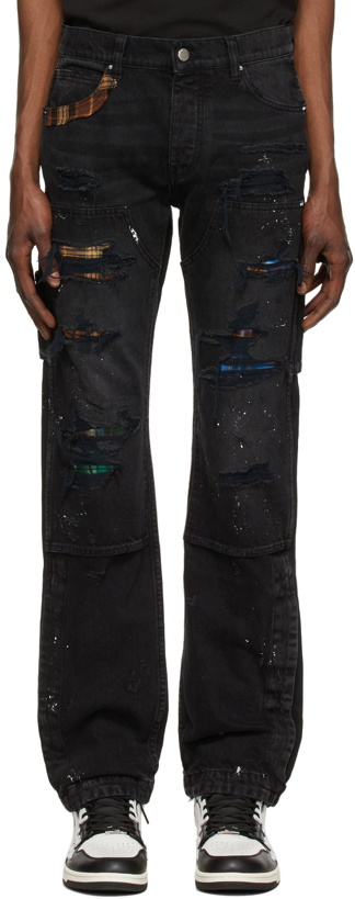 Photo: AMIRI Black Distressed Jeans