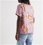Wacko Maria - Tim Lehi Camp-Collar Printed Woven Shirt - Pink