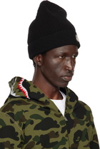 BAPE Black One Point Knit Beanie