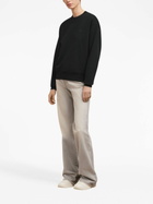 AMI Paris Black Ami De Coeur Cotton Sweatshirt