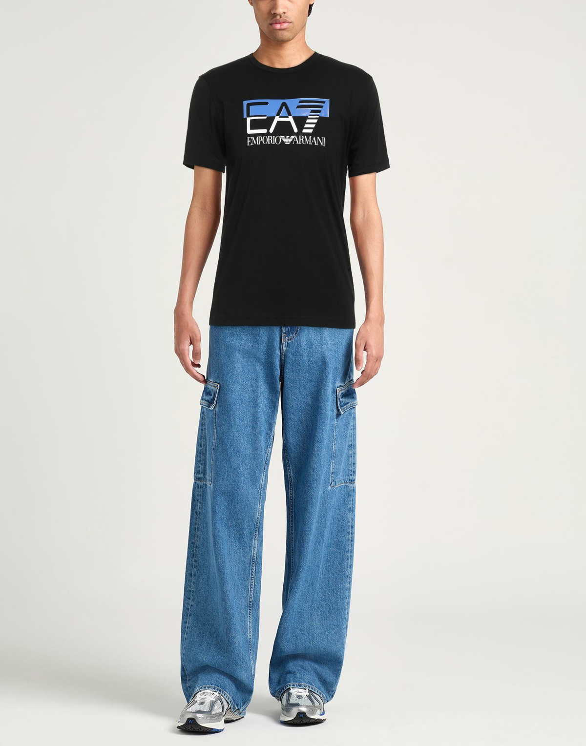 Ea7 Mens T-shirt in Black