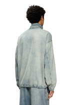 Diesel Denim pullover in light bicolour denim - T-Shirts - Unisex - Blue