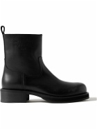 Acne Studios - Besare Logo-Debossed Leather Boots - Black
