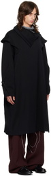 Kiko Kostadinov Black Bendix Coat
