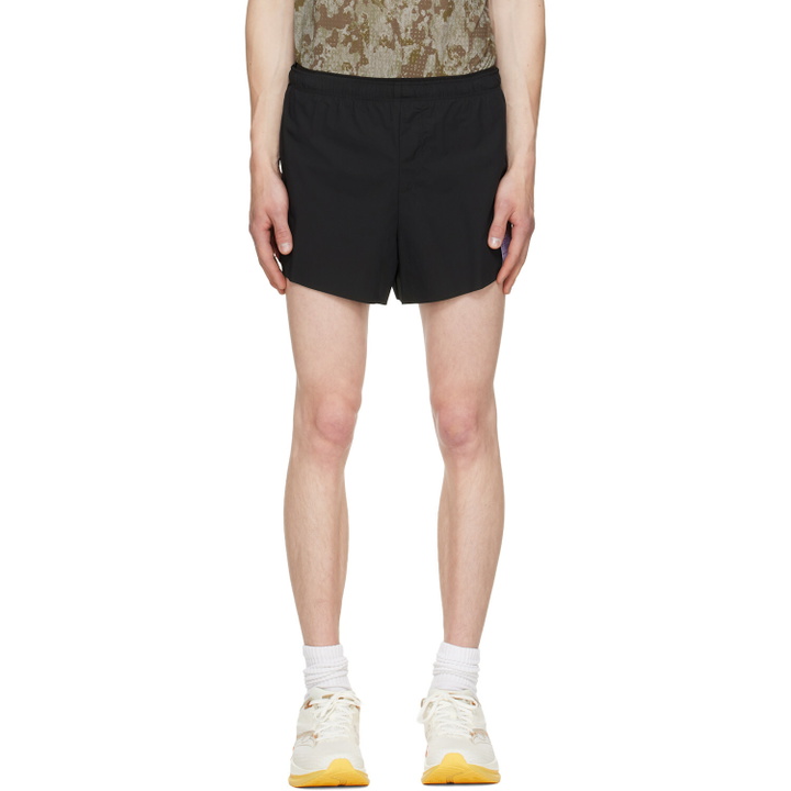 Photo: Satisfy Black Justice Distance 2.5 Shorts