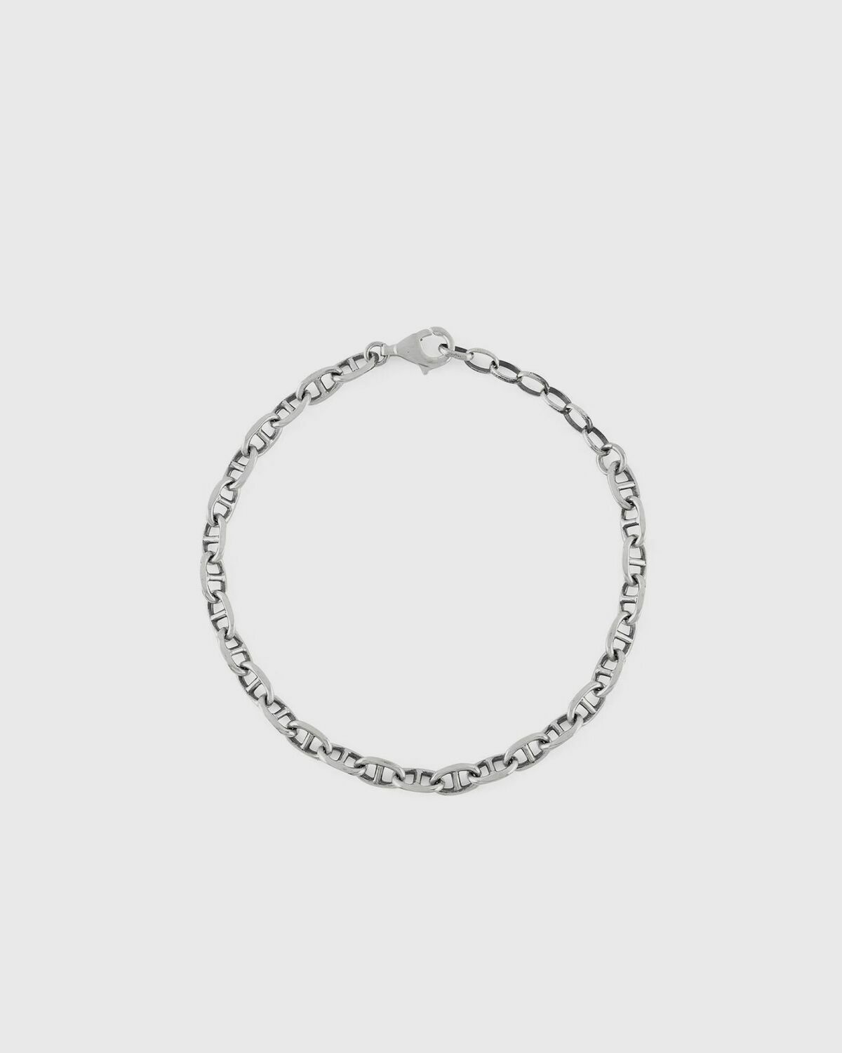 Serge DeNimes Silver Wanted Bracelet silver Mens Jewellery