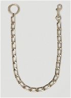 Element Curb Chain Necklace in Silver