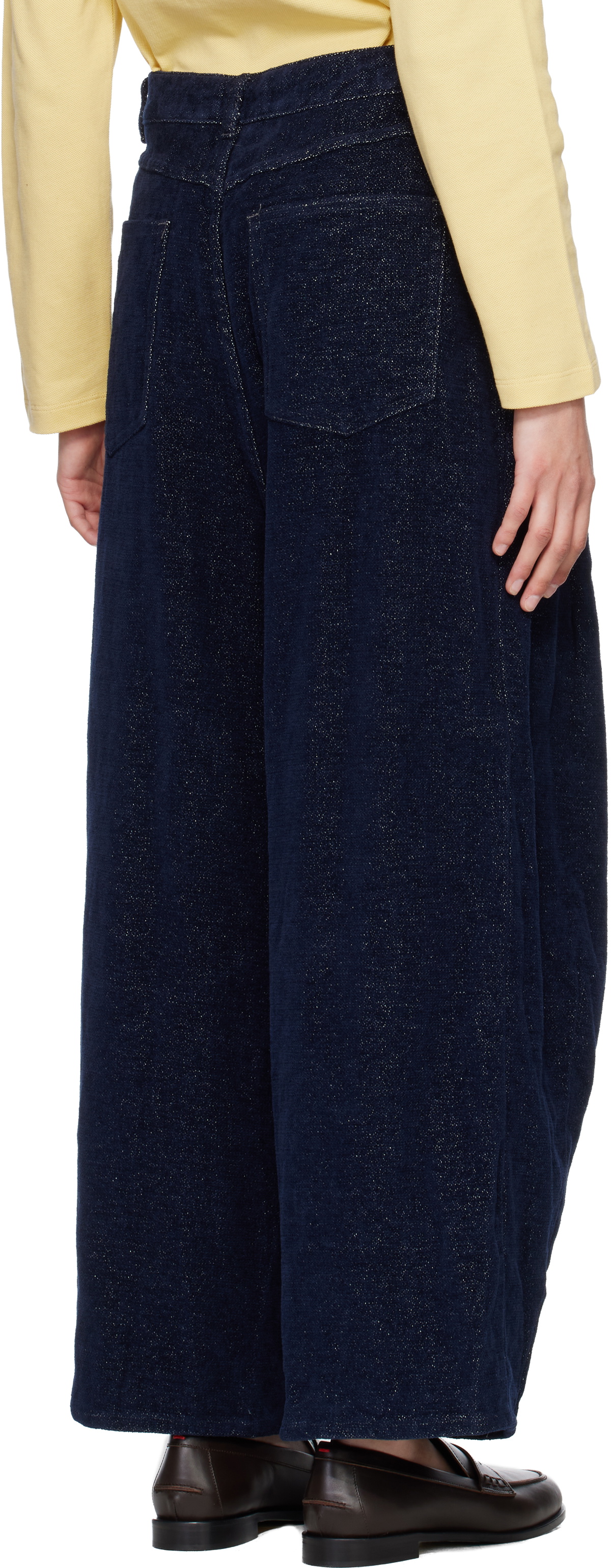 NEEDLES Navy H.D. Trousers