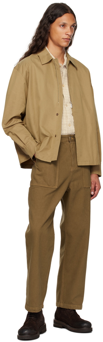LE17SEPTEMBRE Brown Cargo Jeans