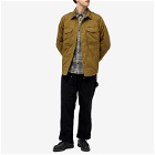 Filson Men's Cover Cloth Quilted Shirt Jacket in Olive Drab