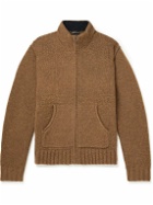 James Perse - Knitted Zip-Up Cardigan - Brown