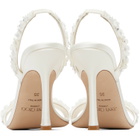 Jimmy Choo White Jenn 100 Bridal Heeled Sandals