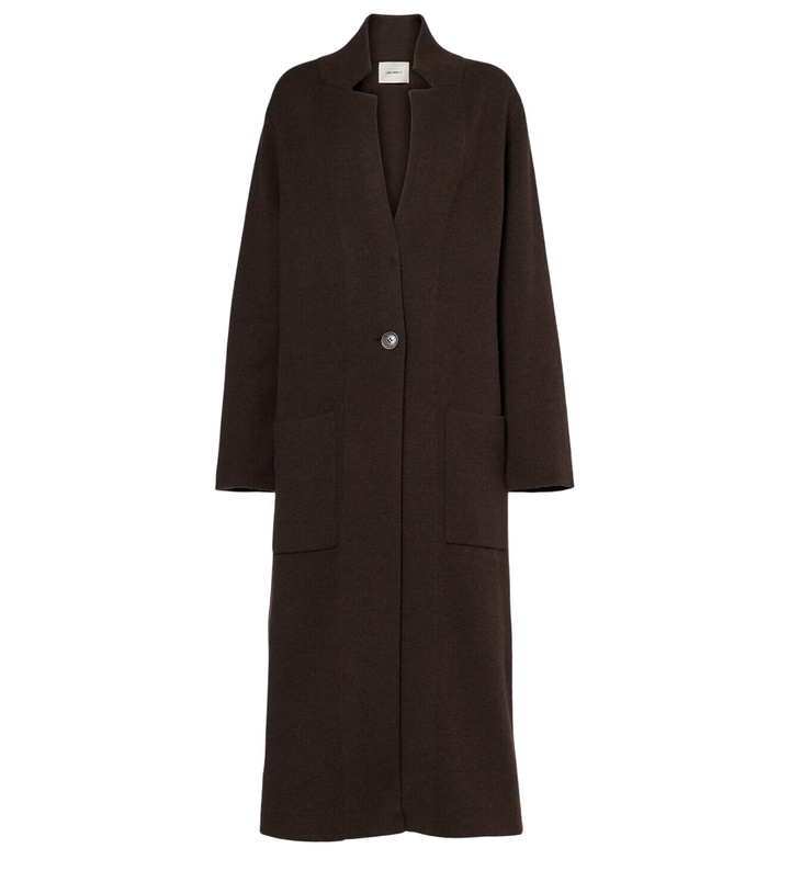 Photo: Lisa Yang Amie single-breasted cashmere coat