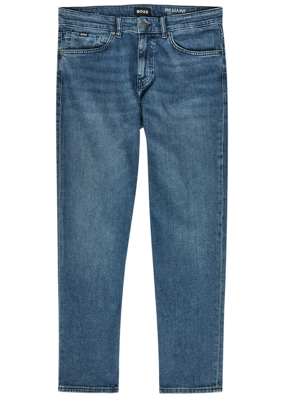 Photo: Boss Maine Tapered-leg Jeans Navy