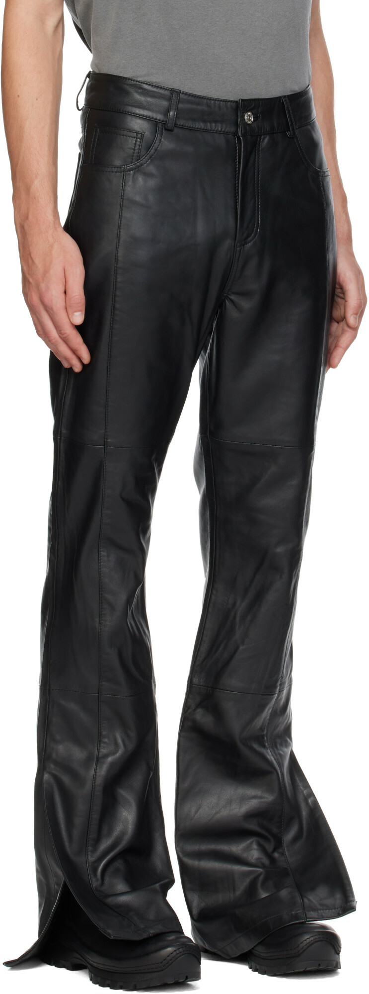 Deadwood Black Prance Leather Pants