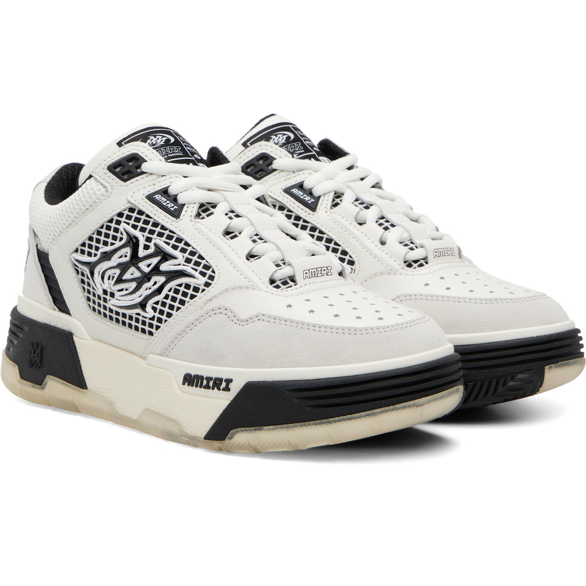 AMIRI White & Black MA-94 Sneakers