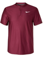 Nike Tennis - Recycled Dri-FIT Polo Shirt - Burgundy