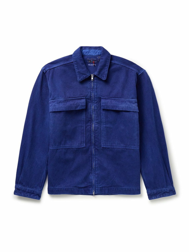 Photo: Blue Blue Japan - Indigo-Dyed Sashiko Cotton Jacket - Blue