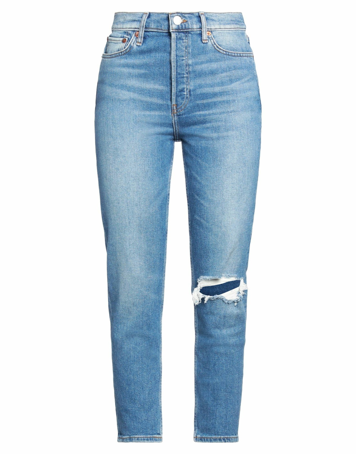 Re/done Womens Jeans in Blue