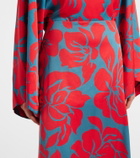 Dries Van Noten Floral pencil skirt