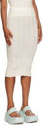 Baserange Off-White Adler Midi Skirt