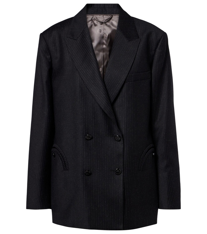 Photo: Blazé Milano Nightbreak pinstripe virgin wool blazer