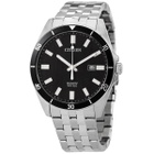 Citizen Quartz Black Dial Stainless Steel Mens Watch BI5050-54E