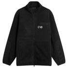 Purple Mountain Observatory Men's Borg Sherpa Fleece Jacket in Black