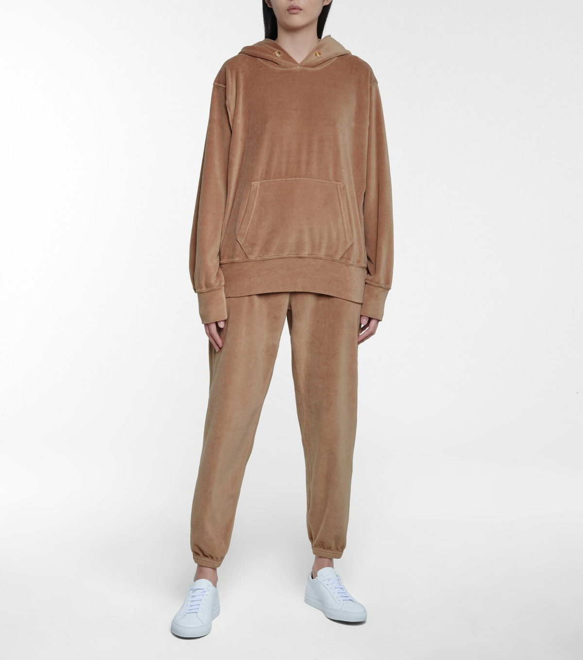 Les Tien - Velour hoodie