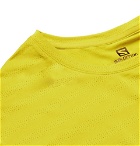 Salomon - XA Perforated Stretch-Jersey T-Shirt - Yellow