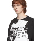 Maison Margiela Black Numbers Sweatshirt