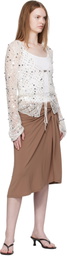 Paris Georgia Brown Elemental Ida Midi Skirt