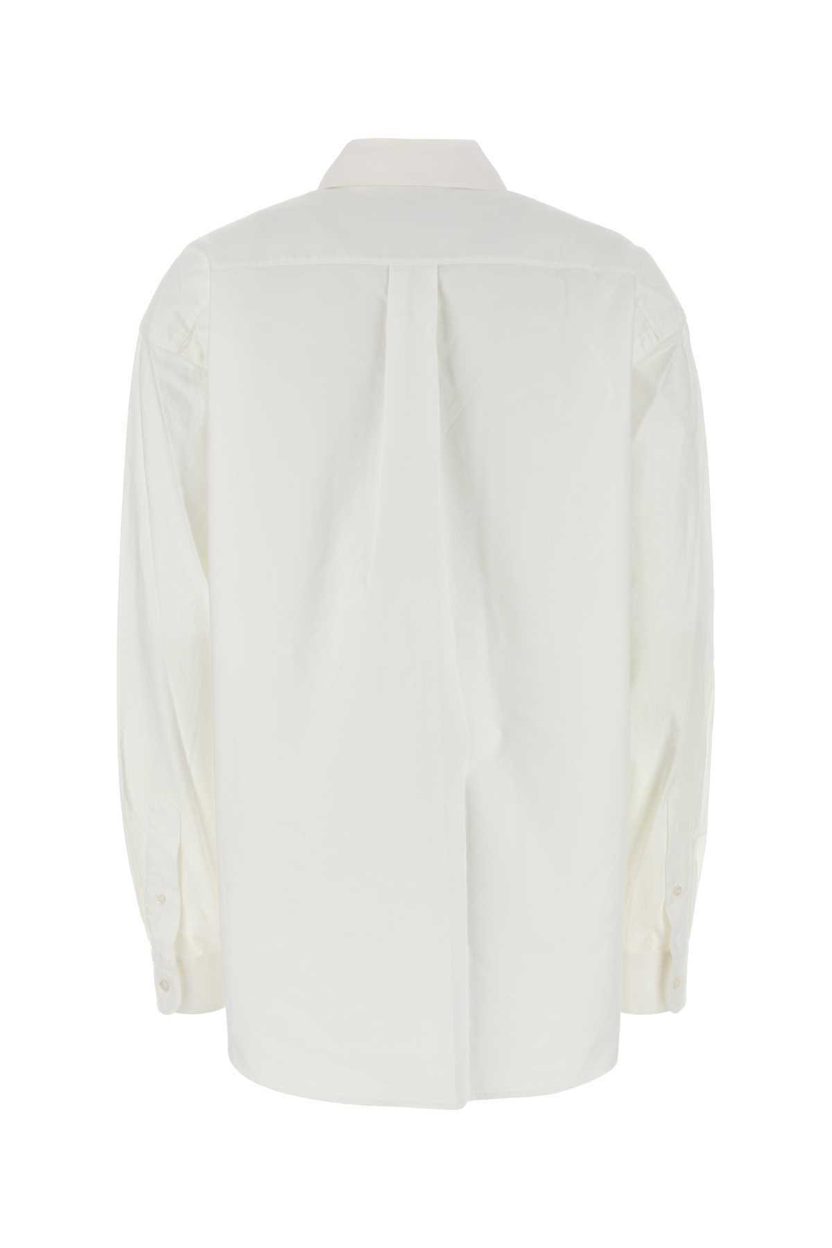 T by Alexander Wang White Oxford Oversize Shirt