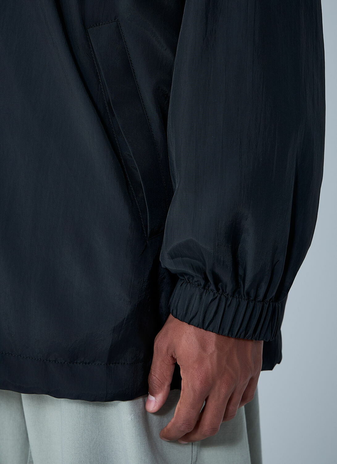 Balenciaga Logo Motif Windbreaker Jacket