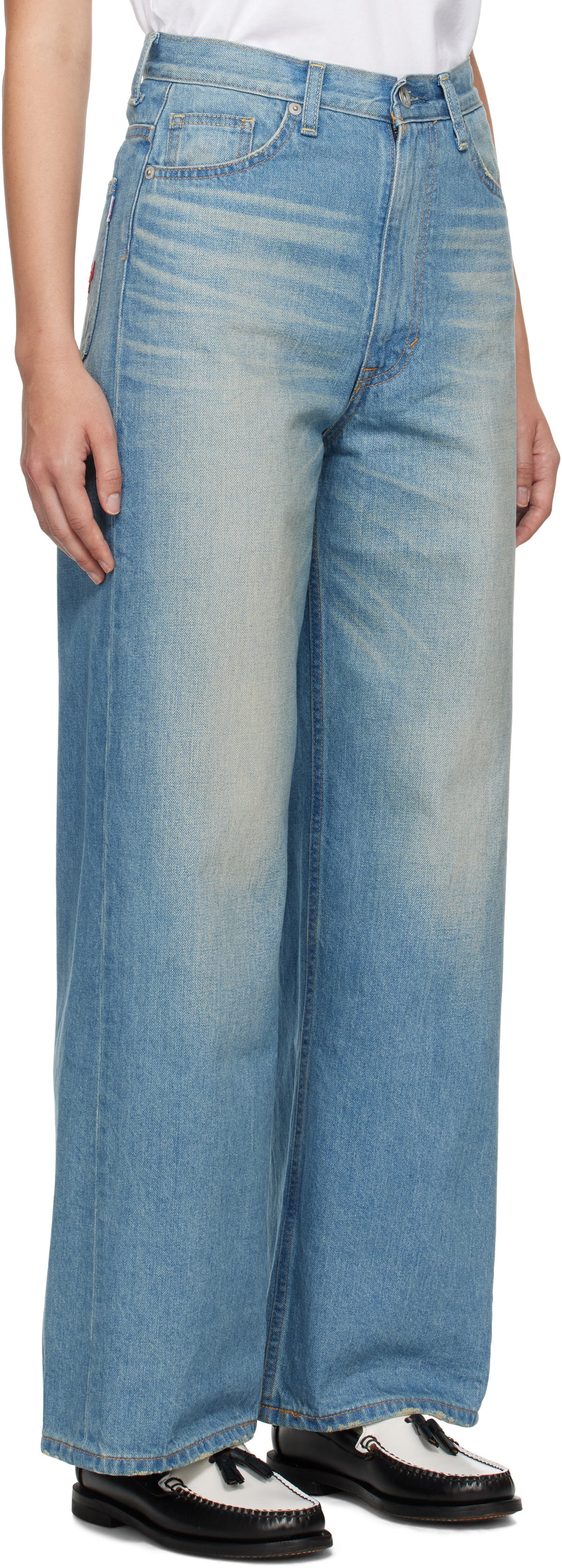 BAPE Blue Stone Washed Denim Jeans