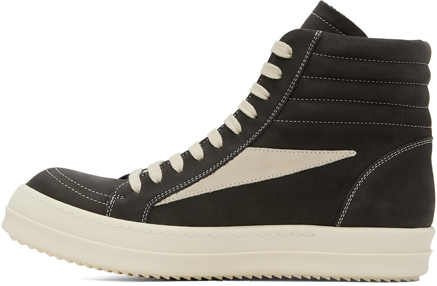 リックオウエンス/グレー Porterville High Vintage スニーカー Rick Owens Gray Porterville High Vintage Sneakers Rick Owens