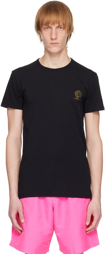 Photo: Versace Underwear Two-Pack Black Medusa T-Shirt