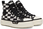 AMIRI Black & White M.A. Court Hi Sneakers