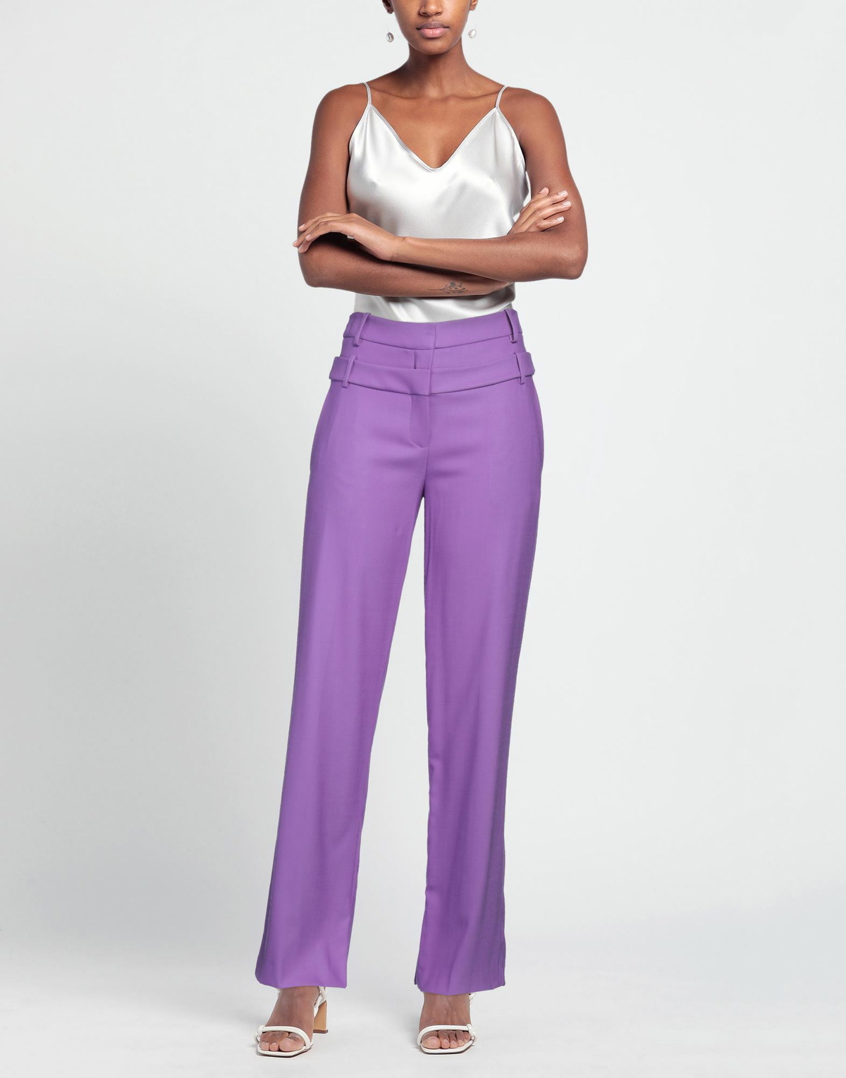 David Koma Womens Pants Mauve