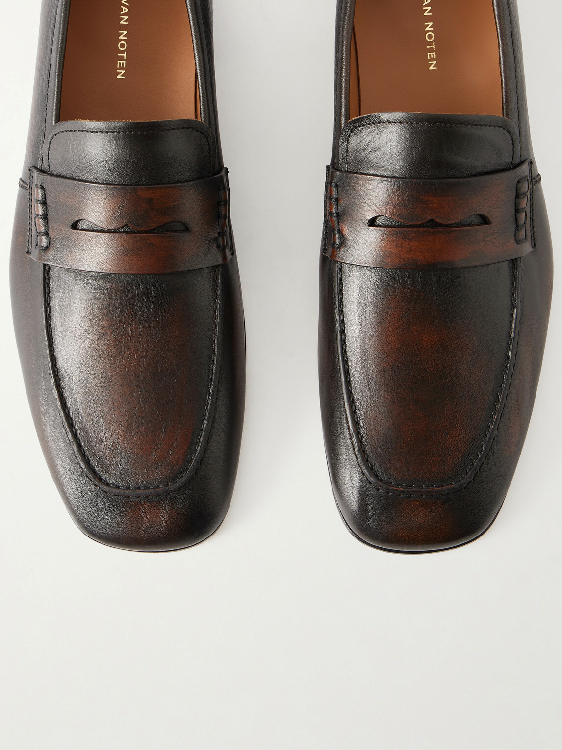 Dries Van Noten - Leather Loafers - Brown
