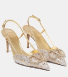 Valentino Garavani VLogo Signature embellished slingback pumps
