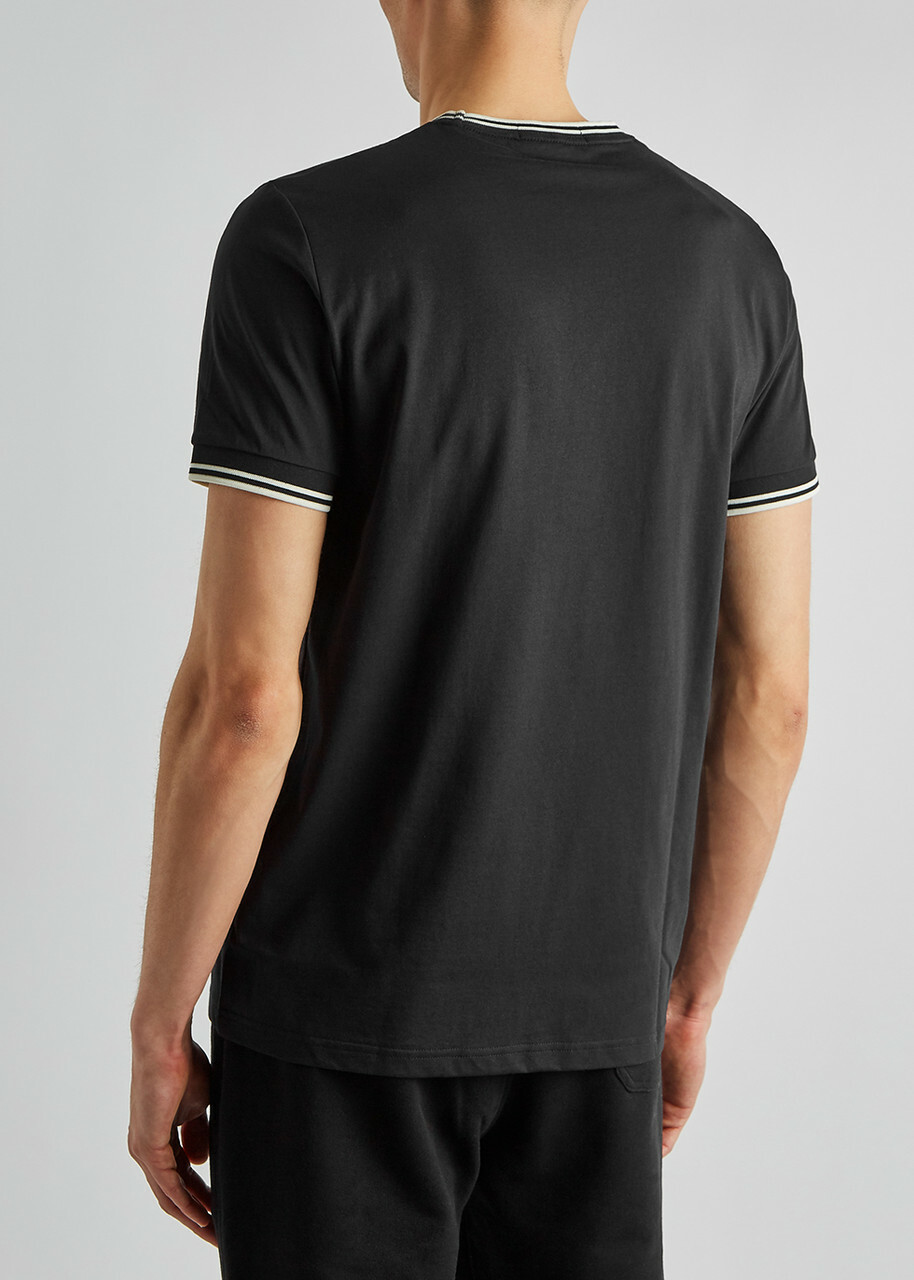 Fred Perry M1588 Black Cotton T-shirt